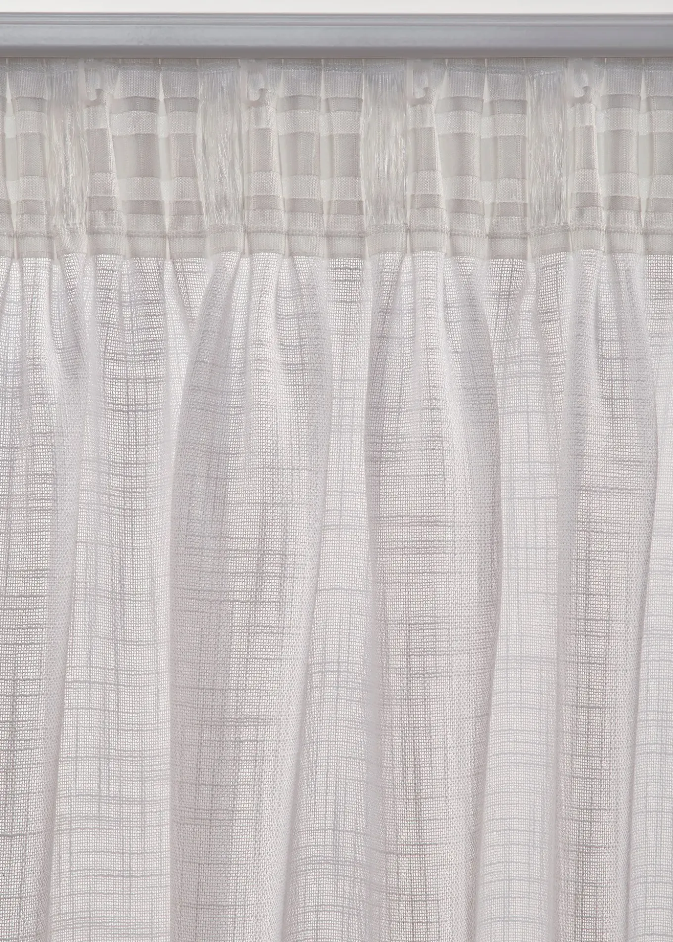 Lot de 2 rideaux texturés