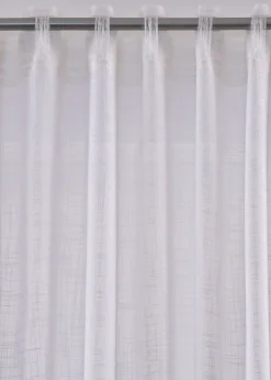 Lot de 2 rideaux texturés