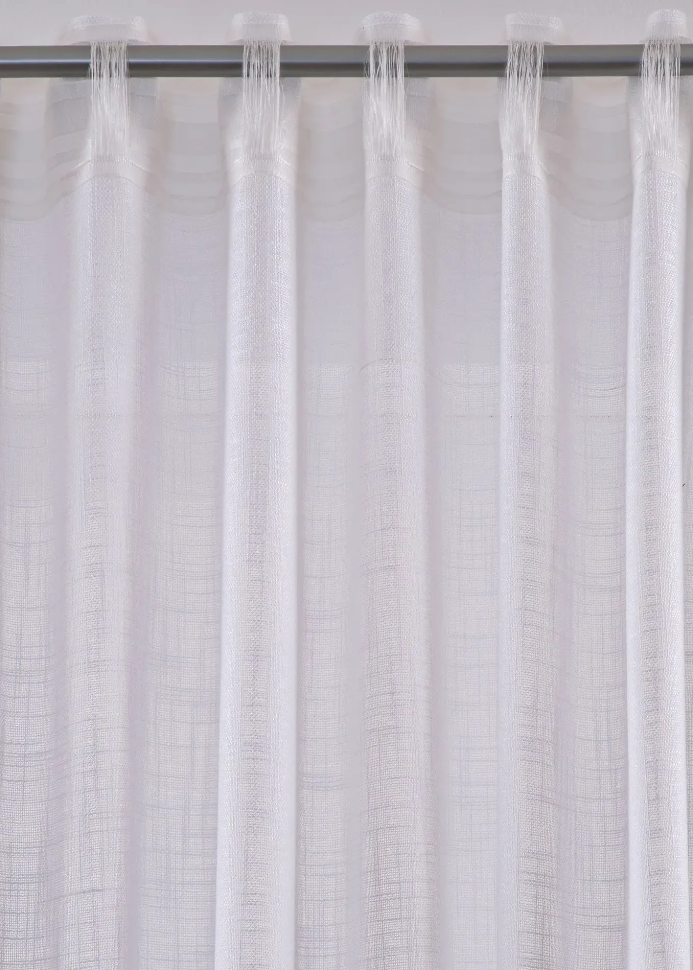 Lot de 2 rideaux texturés