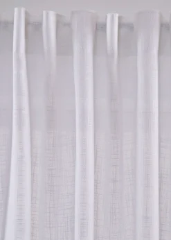 Lot de 2 rideaux texturés