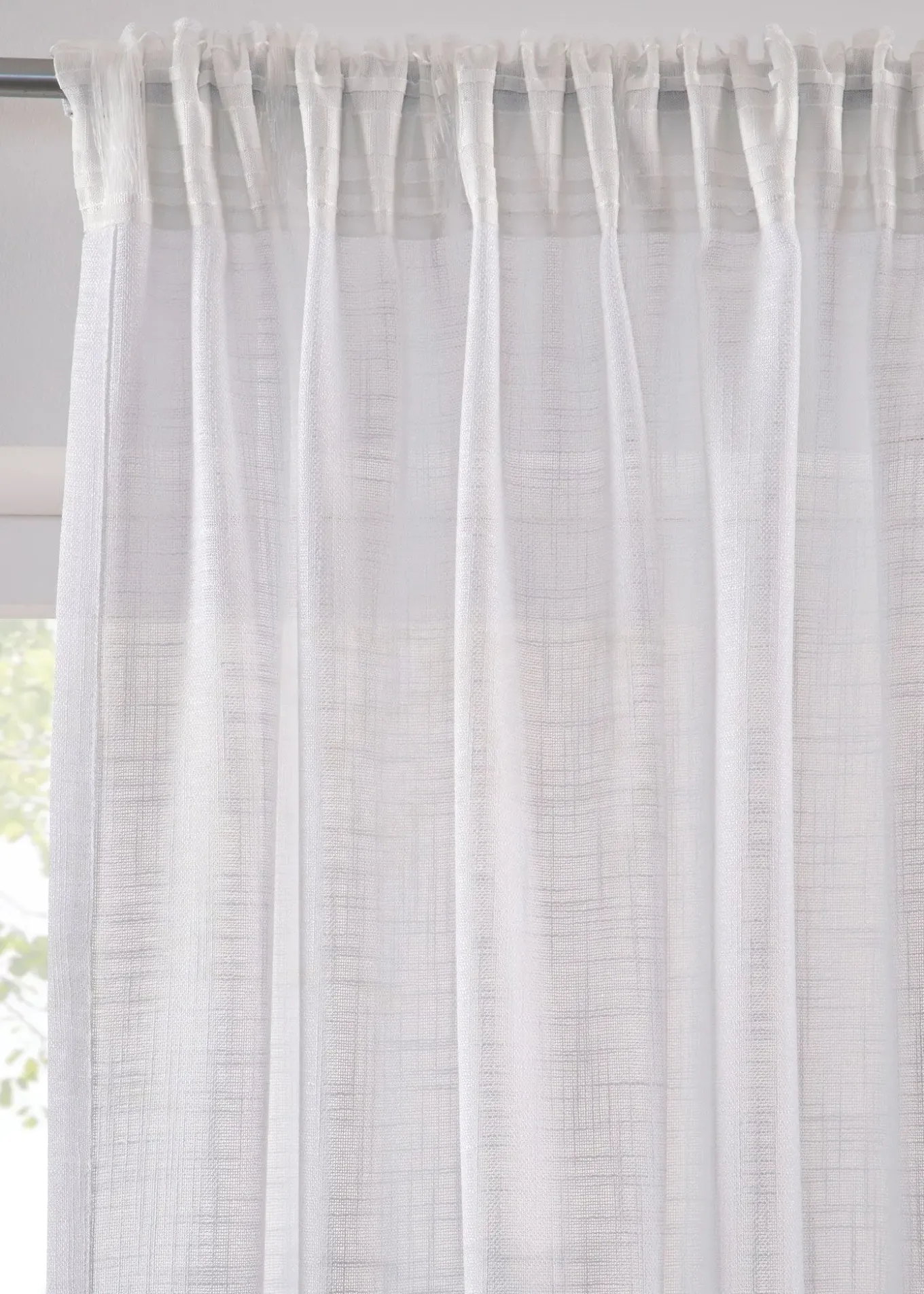 Lot de 2 rideaux texturés