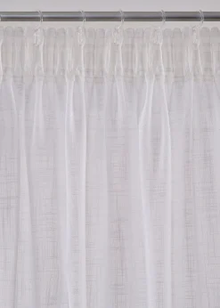 Lot de 2 rideaux texturés