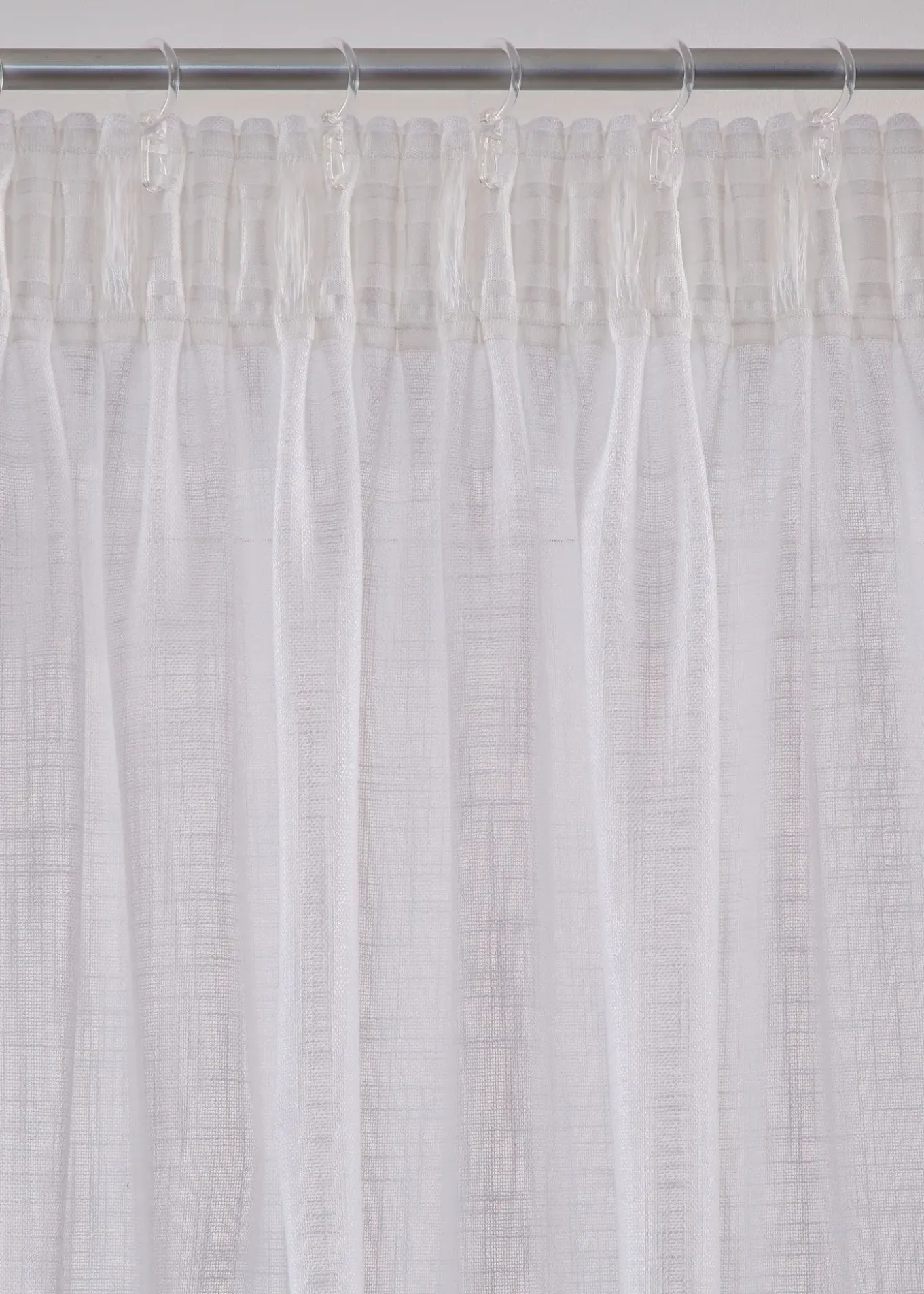 Lot de 2 rideaux texturés