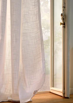 Lot de 2 rideaux texturés