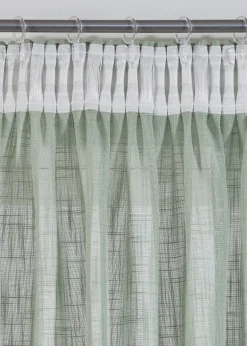 Lot de 2 rideaux texturés