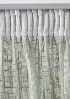 Lot de 2 rideaux texturés