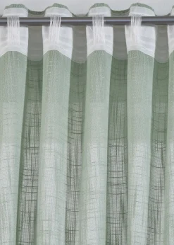 Lot de 2 rideaux texturés