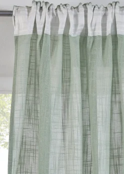 Lot de 2 rideaux texturés