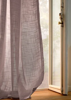 Lot de 2 rideaux texturés