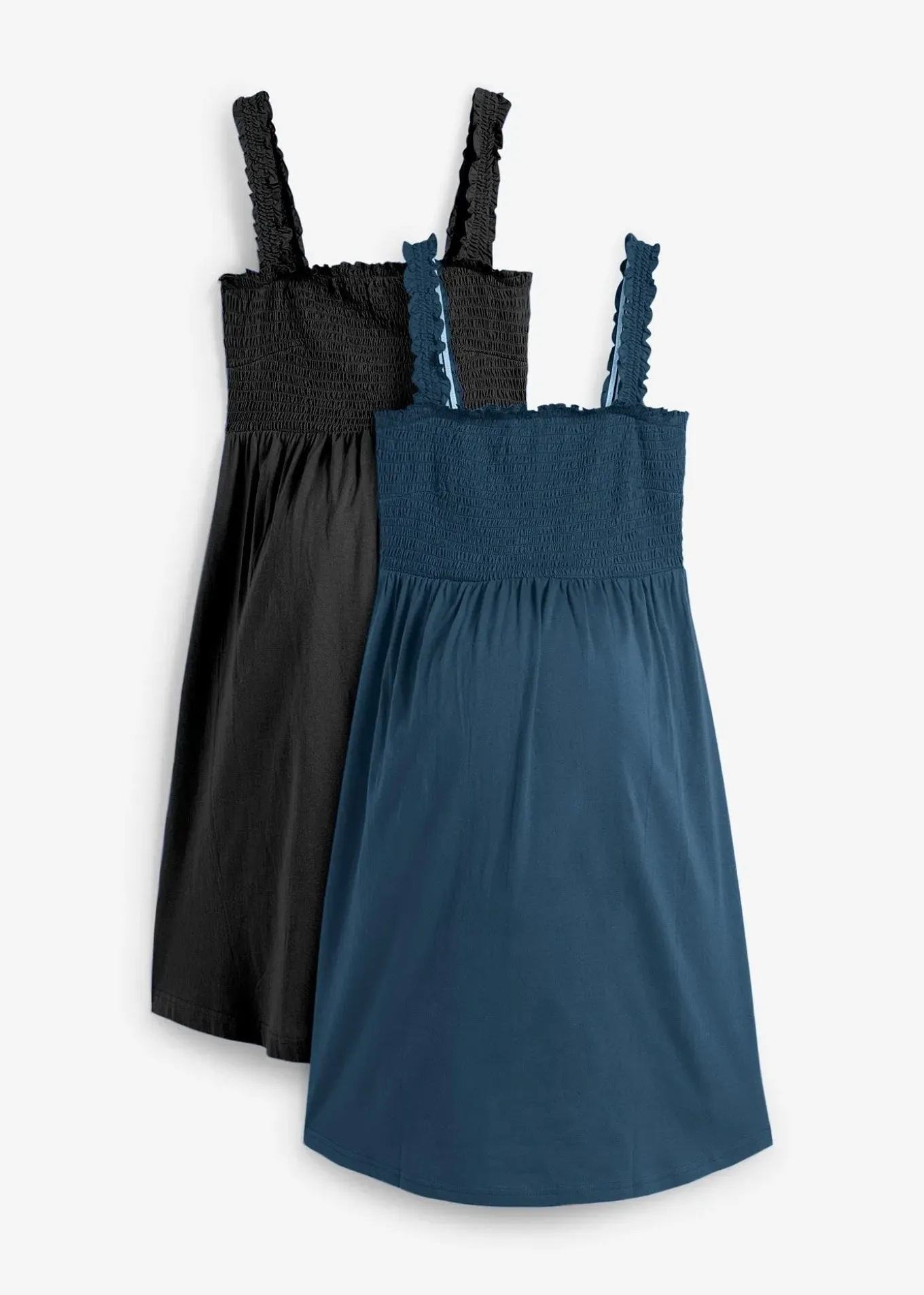 Lot de 2 robes de grossesse en coton