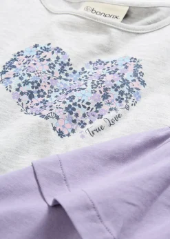 Lot de 2 robes en jersey 100% coton