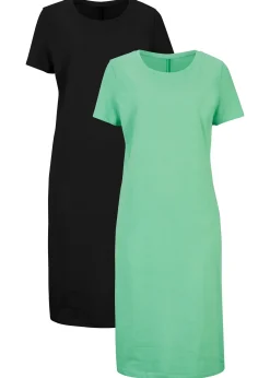 Lot de 2 robes en jersey 100% coton