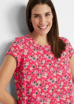 Lot de 2 robes en jersey 100% coton, fentes latérales