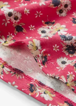 Lot de 2 robes en jersey 100% coton, fentes latérales