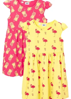 Lot de 2 robes en jersey 100% coton