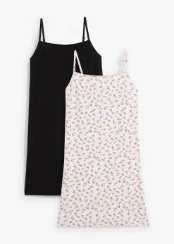 Lot de 2 robes en jersey coton extensible