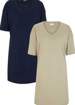 Lot de 2 robes oversize 100% coton