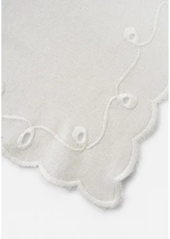 Lot de 2 sets de table en coton avec broderies