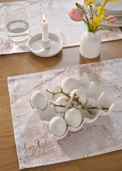 Lot de 2 sets de table motif marbre