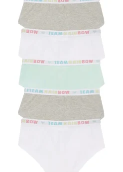 Lot de 5 shorties coton
