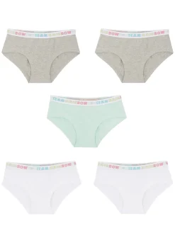 Lot de 5 shorties coton