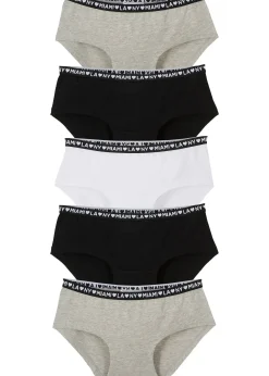 Lot de 5 shorties en coton doux et extensible