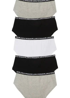 Lot de 5 shorties en coton doux et extensible