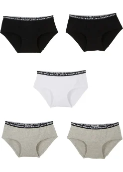 Lot de 5 shorties en coton doux et extensible
