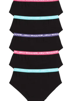 Lot de 5 shorties fille coton