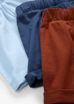 Lot de 3 shorts bébé en jersey 100% coton