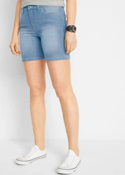 Lot de 2 shorts en jean slim, taille mi-haute