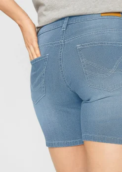 Lot de 2 shorts en jean slim, taille mi-haute