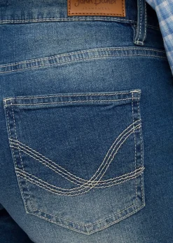 Lot de 2 shorts en jean slim, taille mi-haute