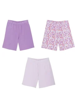 Lot de 3 shorts en jersey 100% coton