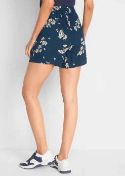 Lot de 2 shorts en viscose avec ceinture à nouer