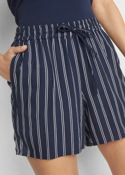 Lot de 2 shorts en viscose avec ceinture à nouer