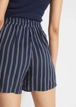 Lot de 2 shorts en viscose avec ceinture à nouer