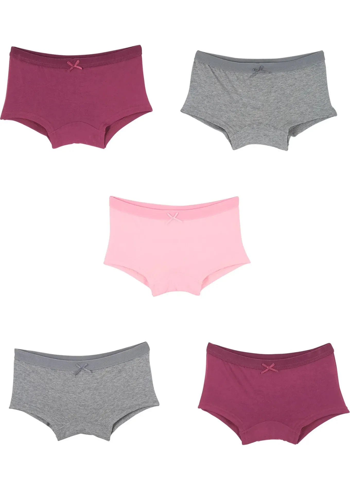 Lot de 5 shortys en coton doux