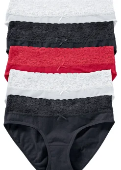 Lot de 5 slips à dentelle
