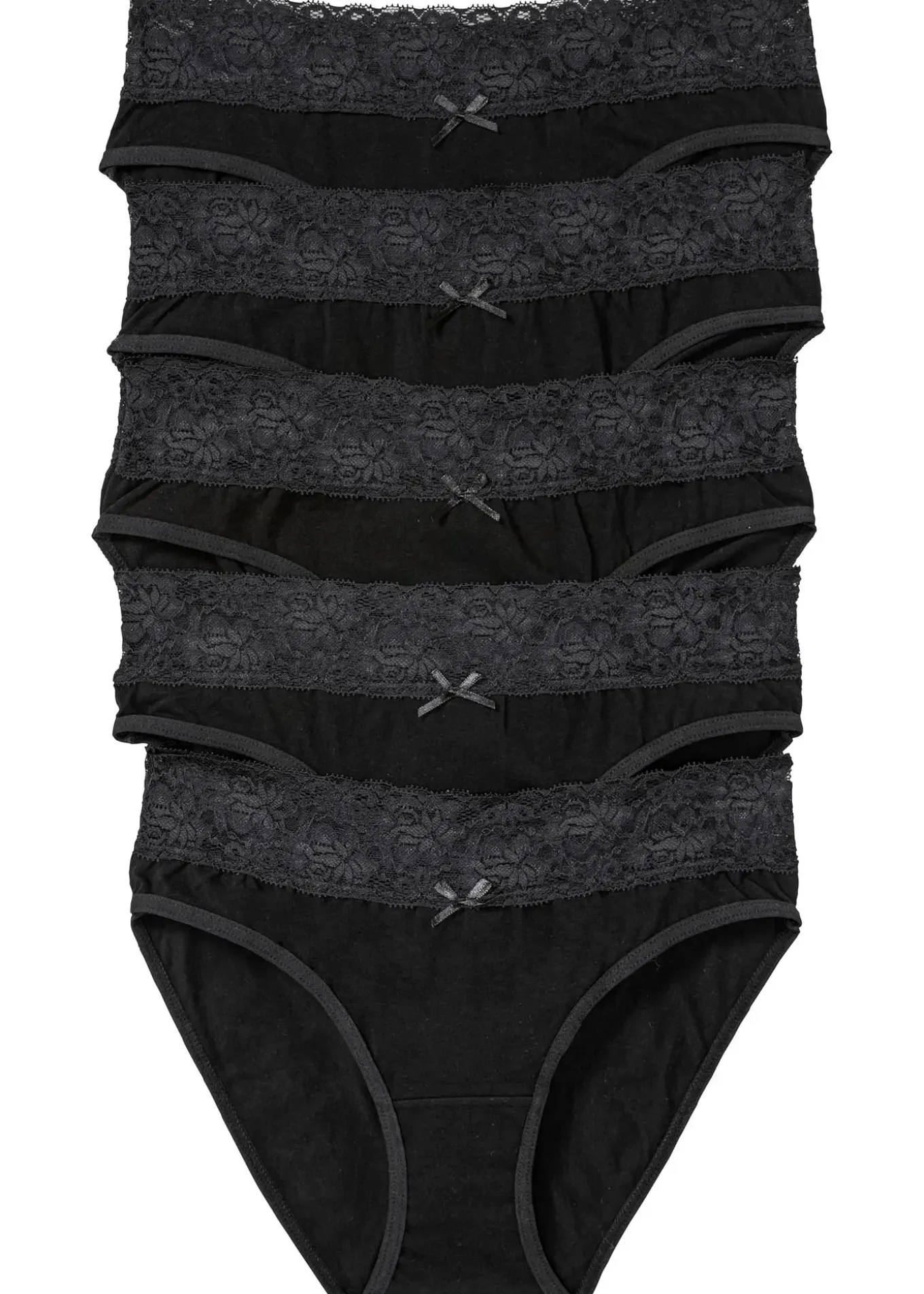 Lot de 5 slips à dentelle