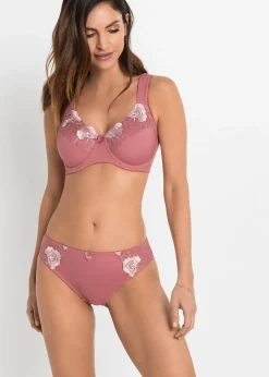 Lot de 2 slips avec broderies