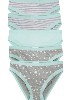 Lot de 5 slips avec coton doux