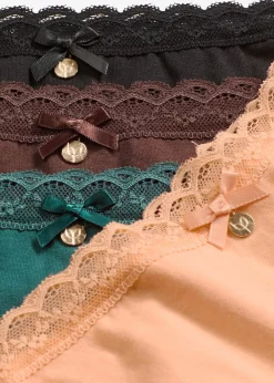 Lot de 4 slips avec dentelle