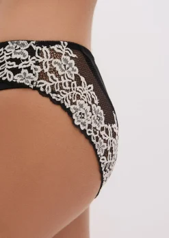 Lot de 2 slips avec dentelle