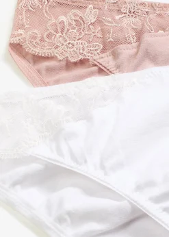 Lot de 4 slips avec dentelle