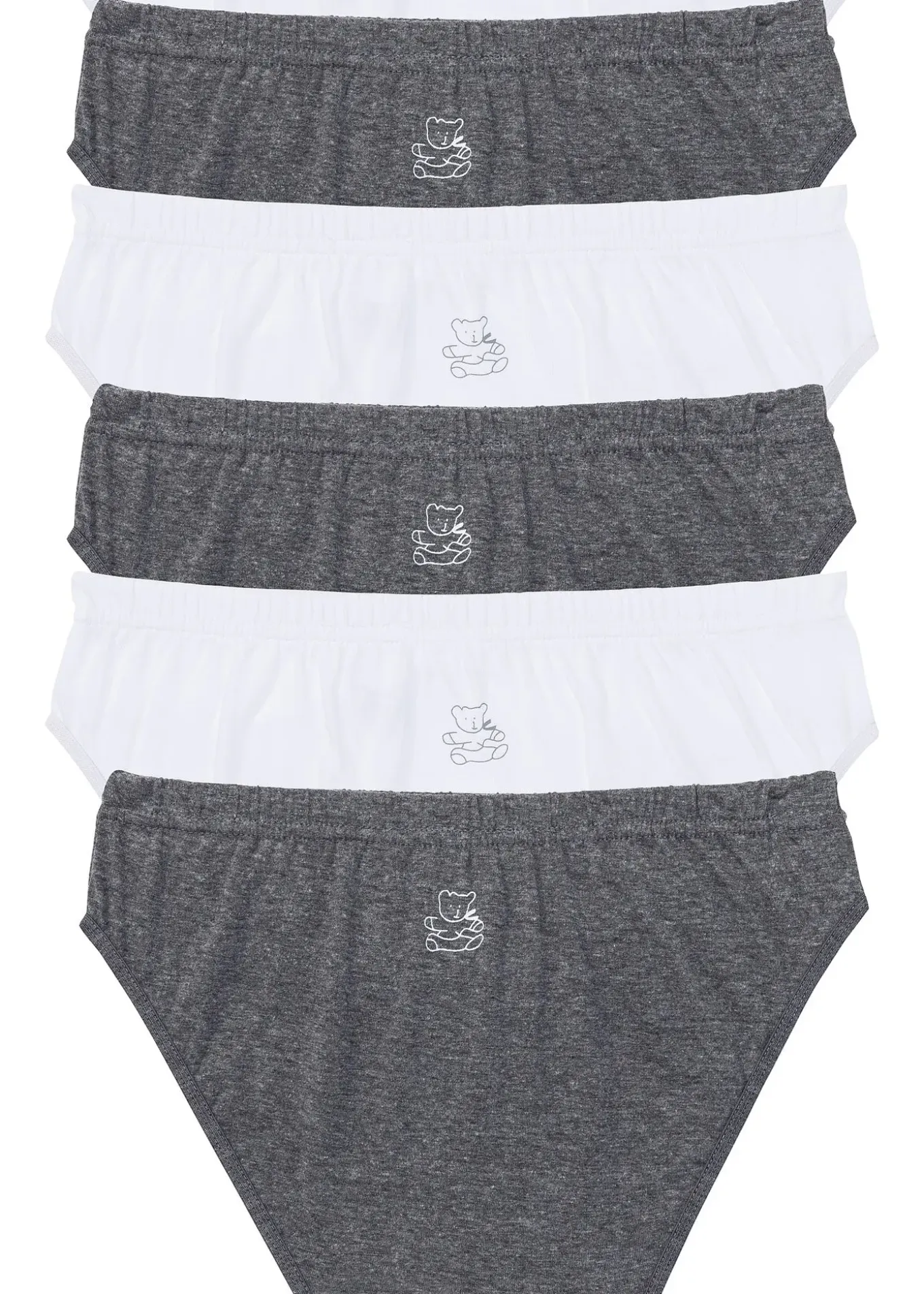 Lot de 6 slips avec imprimé ourson
