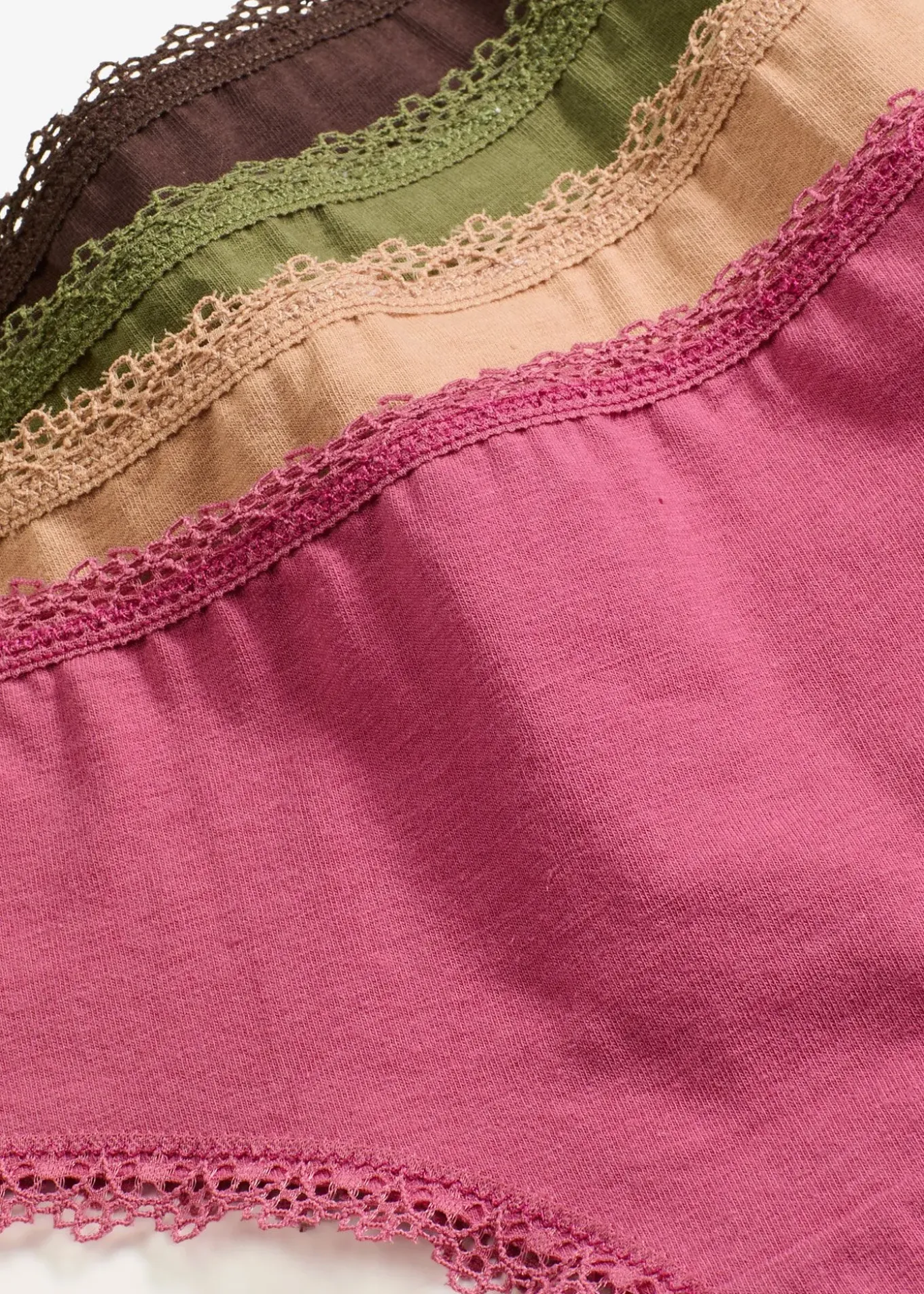 Lot de 5 slips brésiliens coton