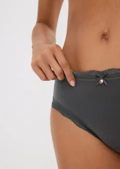 Lot de 3 slips brésiliens satinés