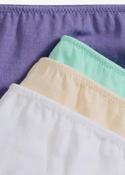 Lot de 4 slips coton