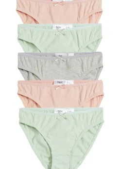 Lot de 5 slips coton